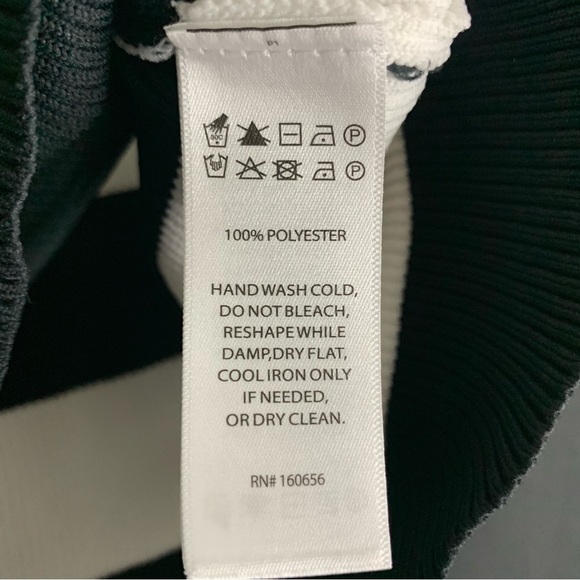 NWT Happily Grey Striped Ribbed Knit Tank Top, size L - Picture 4 of 7